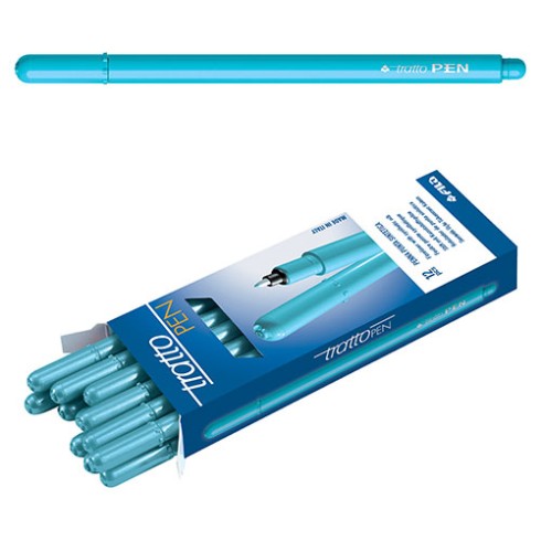 Pennarelli Tratto Pen 12 pz. Azzurro Cielo