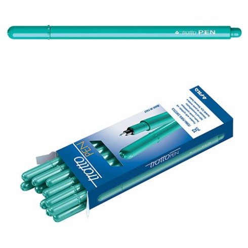 Pennarelli Tratto Pen 12 pz. Verde Turchese