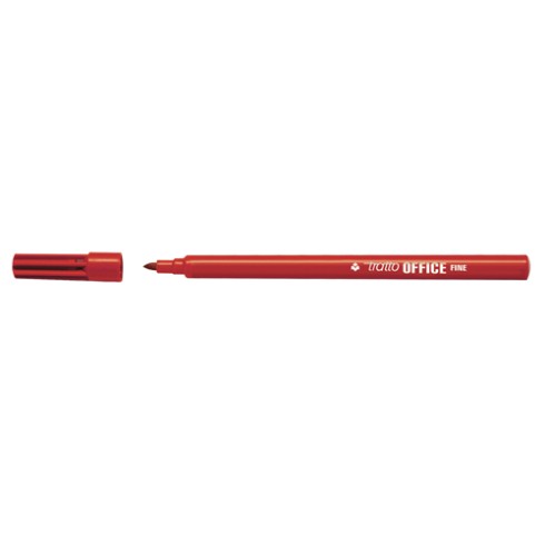 Pennarelli Tratto Office Fine Rosso 12 pz.