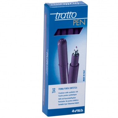 Pennarelli Tratto Pen 12 pz. Glicine