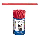 Pennarelli Tratto Pen  Barattolo 50 pz. Rosso