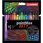 Pennarelli Stabilo PointMax Arty a 15 col. ass