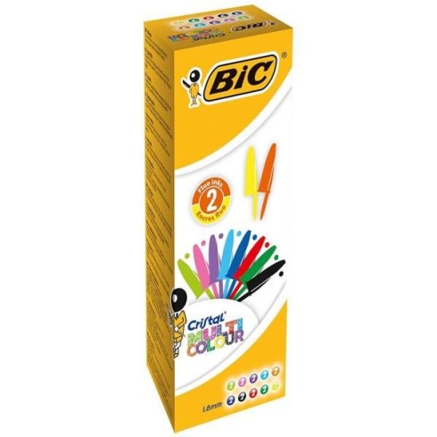 Penne Bic Cristal Multicolor 1.6 20 pz.