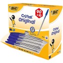 Penne Bic Cristal Original  Expo Blu 100 pz.