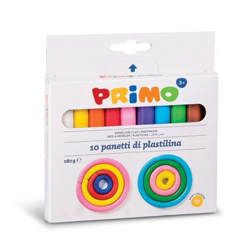 Plastilina Primo 18g 10 colori assortiti