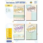 Biglietti CartoGi Compleanno 1394/G Happy Birthday Glitter