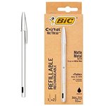 Penne Bic Cristal Re New Argento Nero 10 pz. usa 0