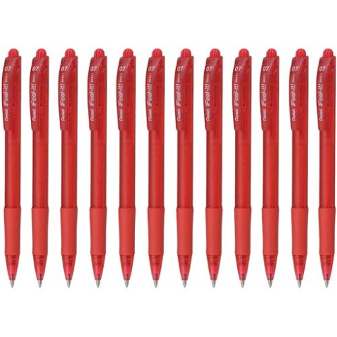 Penne Pentel Feel It BX417 Rosso 12 pz.