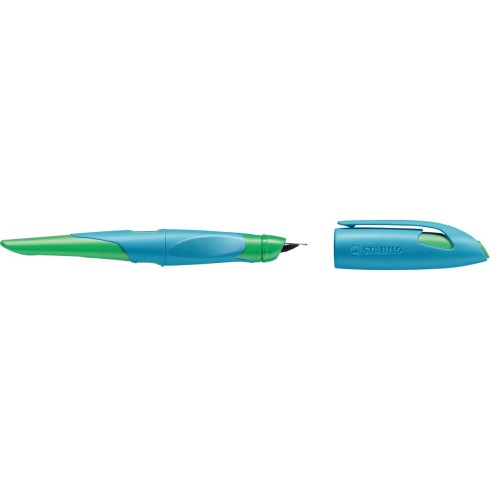 Penna Stilo Stabilo EasyBirdy L Azzurro + Inch Blu