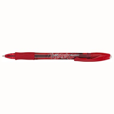 Penne Bic Gelocity Illusion Rosso 12 pz.