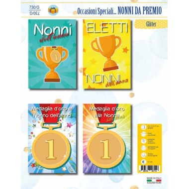 Biglietti CartoGi Occasioni Speciali 730/G Nonni da Premio