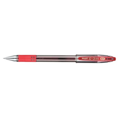 Penne Gel Pilot G1 Grip 0.7 Rosso 12 pz.