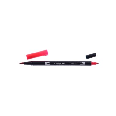 Pennarelli Tombow Dual Brush Rubine Red 755