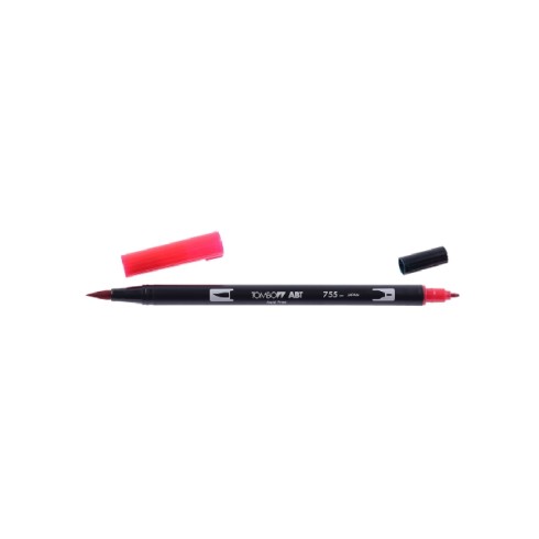 Pennarelli Tombow Dual Brush Rubine Red 755