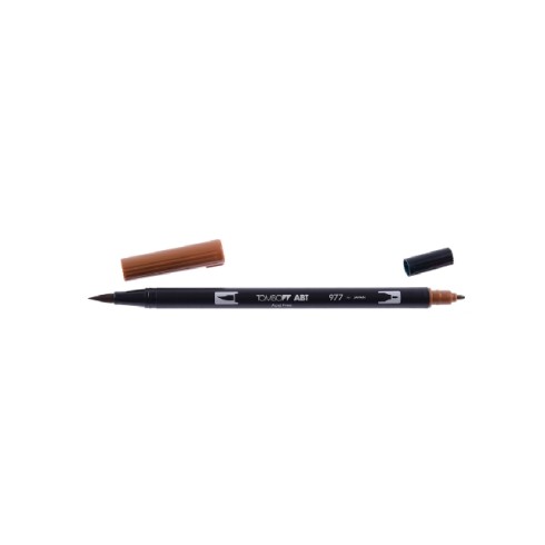 Pennarelli Tombow Dual Brush Saddle Brown 977