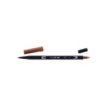 Pennarelli Tombow Dual Brush Saddle Brown 977