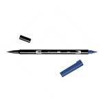 Pennarelli Tombow Dual Brush Jet Blue 569