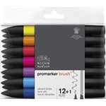 Brushmarker Set 12+1 Vibrant 0290145