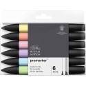 Promarker Set  6 Pastel Tones 0290113