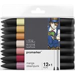 Promarker Set 12+1 Manga Steampunk  0290143