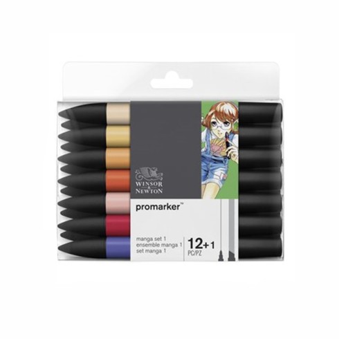 Promarker Set 12+1 Manga 1 0290139