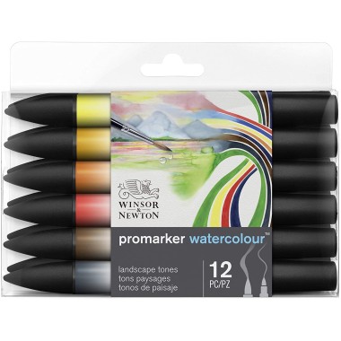 Promarker Set 12 Watercolour Paesaggio 0290167