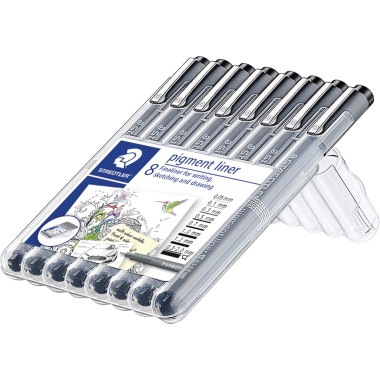 Pennarelli Pigment Staedtler Set 8 Pz. 308 SB8