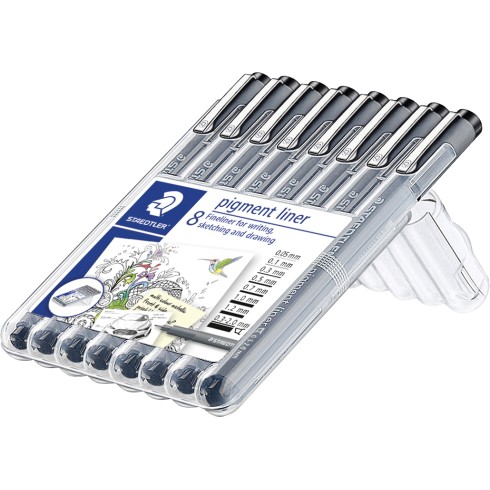 Pennarelli Pigment Staedtler Set 8 Pz. 308 SB8