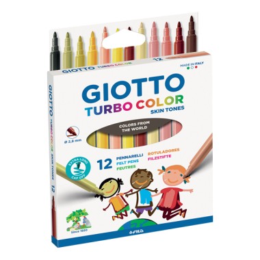 Pennarelli Giotto Turbo Skin Tones a 12