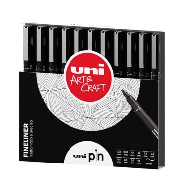 Pennarelli Pigment Uni Pin Set 11 pz.