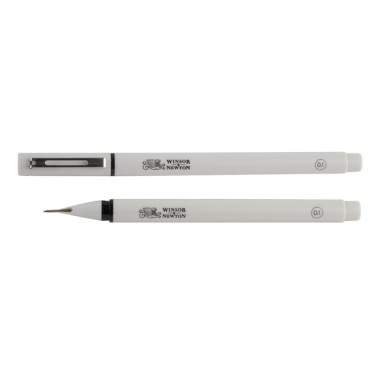 Pennarelli Fineliner Winsor&Newton Black 0.1