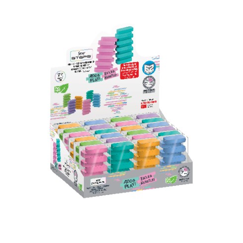 Gomme Serve Steps Pastel 24 zp.