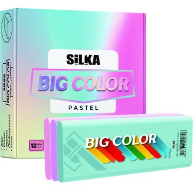 Gomme Silka TPR Big Color Neon 12 pz. ART.29.N/P