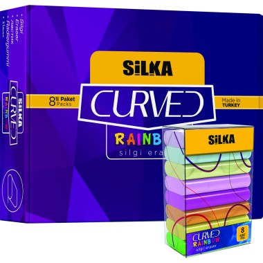 Gomme Silka TPR Curved Rainbow 30 pz. SG.51