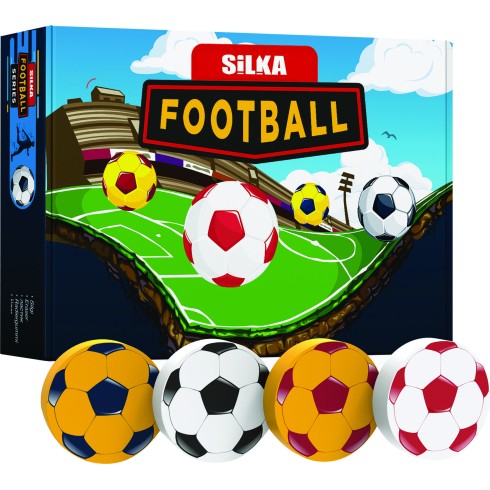 Gomme Silka TPR Football 36 pz. ART.53