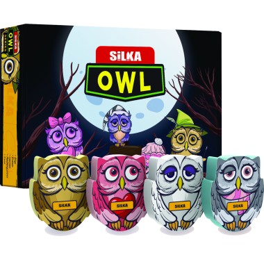 Gomme Silka TPR Owl 36 pz. ART.51