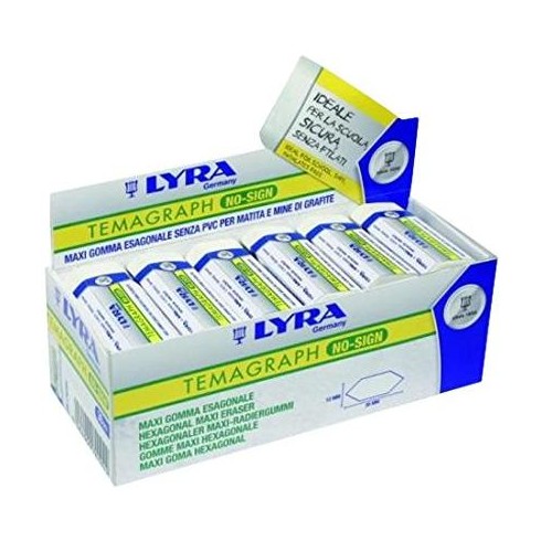 Gomme Lyra Temagraph No-Sign L7427001 30 pz.