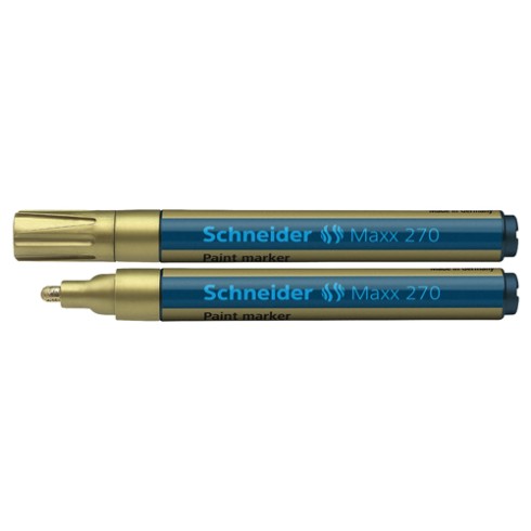 Marker Schneider Maxx Vernice 270 M Oro 10 pz.