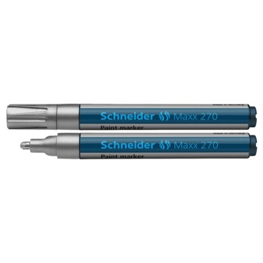 Marker Schneider Maxx Vernice 270 M Silver 10 pz.