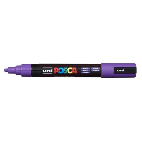 Marker Uni Posca Media PC5 M Viola 6 pz.