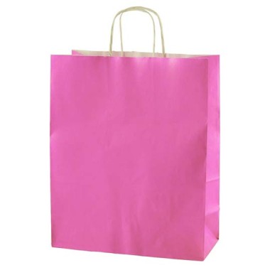 Shopper Monocolore Rosa 18x07x24 25 pz.