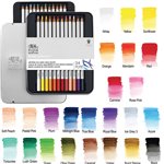 Pastelli Winsor & Newton Acquarell a 24 Metal Box