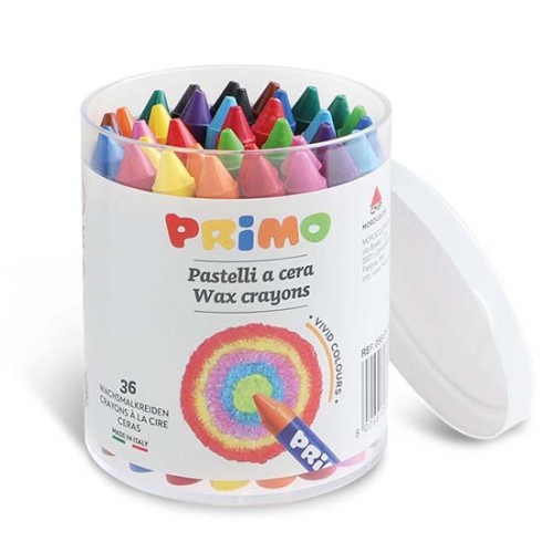 Pastelli a cera Primo Maxi  a 36 ( 12 colori ) (Fine Stock)