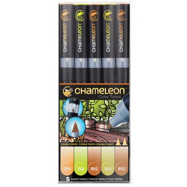 Chameleon Pen Set  5 pz. Earth Tones