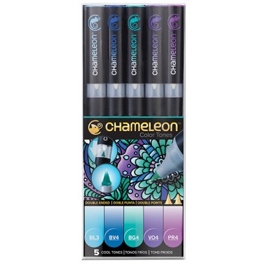 Chameleon Pen Set  5 pz. Cool Tones