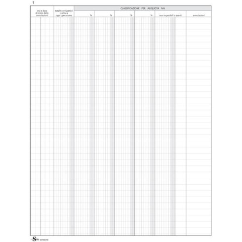 DU Registri Corrispettivi Mancato Funzionamento 31x24