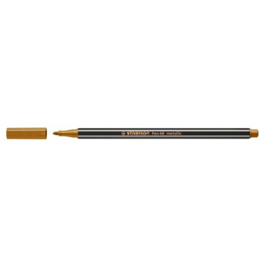 Pennarelli Stabilo Pen 68  Metallic Bronzo 10 pz.