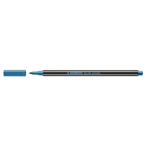 Pennarelli Stabilo Pen 68  Metallic Blu m. 10 pz.