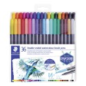 Pennarelli Staedtler Brush Duo Acquerellabili a 36