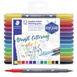 Pennarelli Staedtler Brush Letter Duo a 12